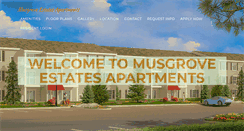 Desktop Screenshot of musgroveestatesapts.com