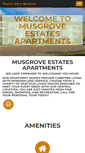 Mobile Screenshot of musgroveestatesapts.com